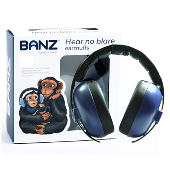 Słuchawki ochronne nauszniki dla dzieci do 3lat BANZ Navy