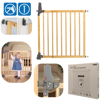 Bramka drewn 73-104,5cm TWIN FIX T-Gate Basic REER