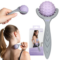 Szczotka do masażu ciała na sucho antycellulitowa włosie dzika REER