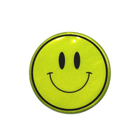 Naklejka nalepka odblaskowa odblask uśmiech buźka emoji