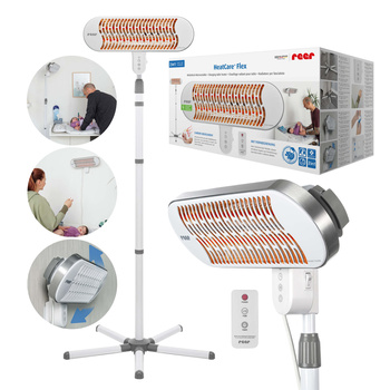 Grzejnik dla niemowląt na stojaku 2w1 timer pilot 350W/700W HeatCare+ REER