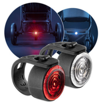 Lampka LED na wózek rower silikonowa 2szt REER