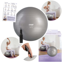 Piłka gimnastyczna fitness kobiet w ciąży anti-burst pomka 65cm REER