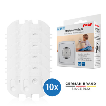 Zaślepki gniazdek elektrycznych typu F 10szt REER